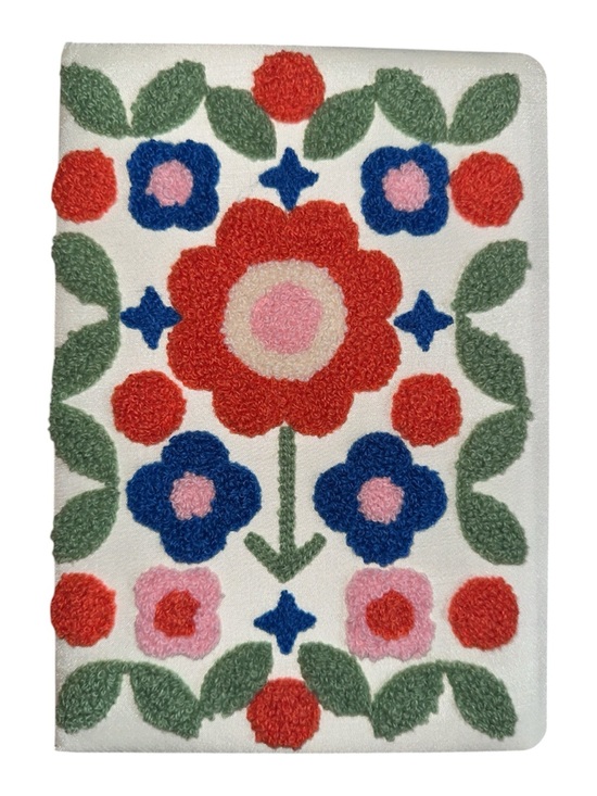Other - Floral Tufted embroidered journal